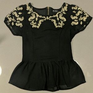 Peplum top